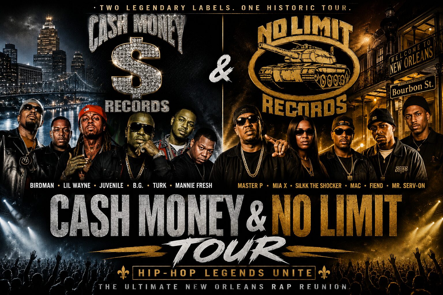 Cash Money Records and No Limit Records Announce Historic Joint