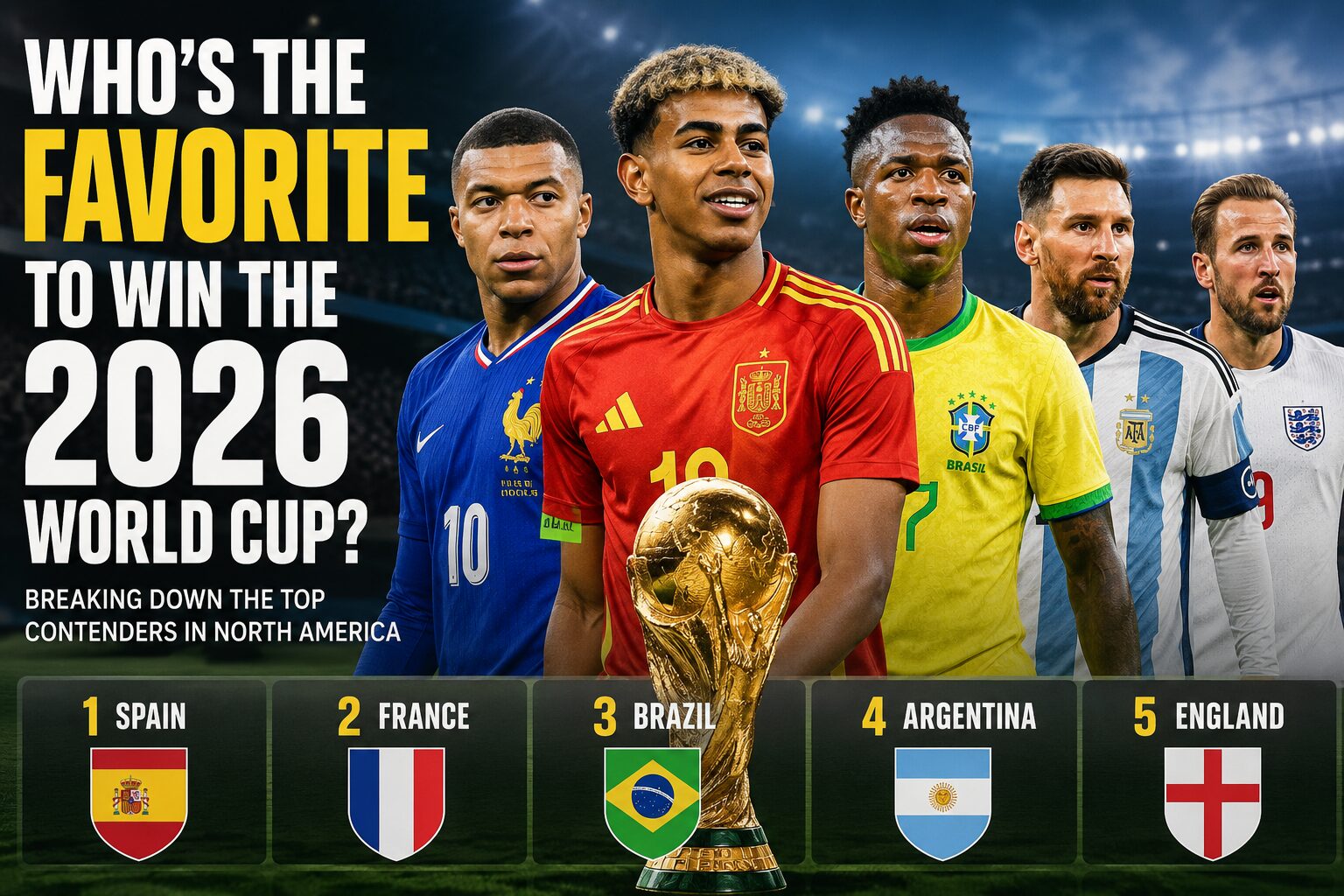 Who’s the Favorite to Win the 2026 FIFA World Cup?
