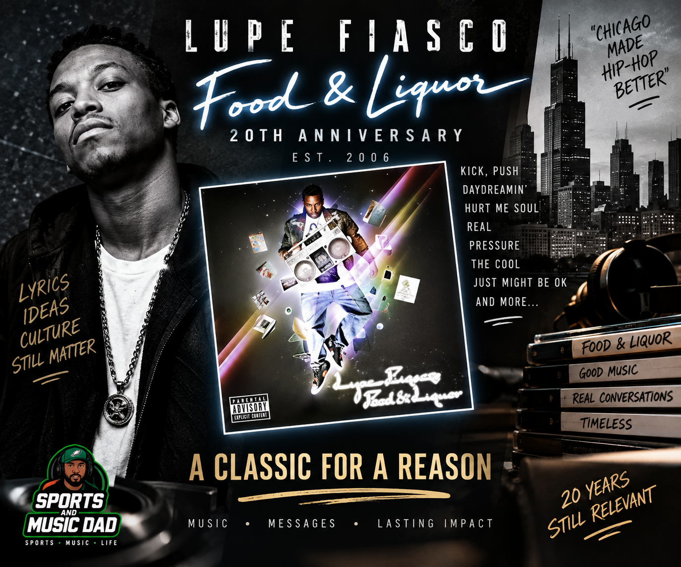 Lupe Fiasco’s Food & Liquor Turns 20: Celebrating a Hip-Hop Classic