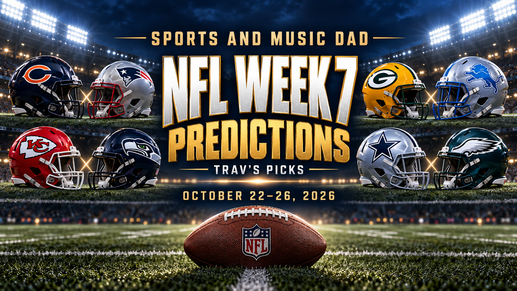NFL Week 7 Predictions: Trav’s Picks for October 22–26, 2026